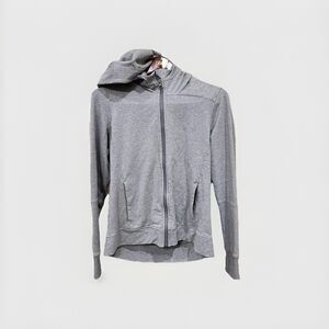 Lululemon Women's Gray Hoodie Full Zip Jacket Size M? No Tag Flaw